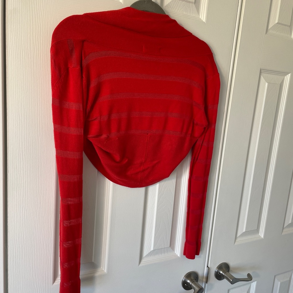 Jane Normal London European Brand Orange Shrug Sweater